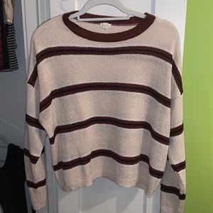 Striped Knit Sweater